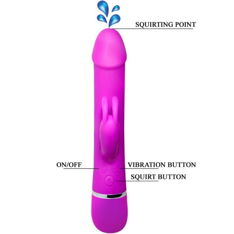 PRETTY LOVE - HENRY VIBRATOR 12 VIBRATIONS  AND SQUIRT FUNCTION