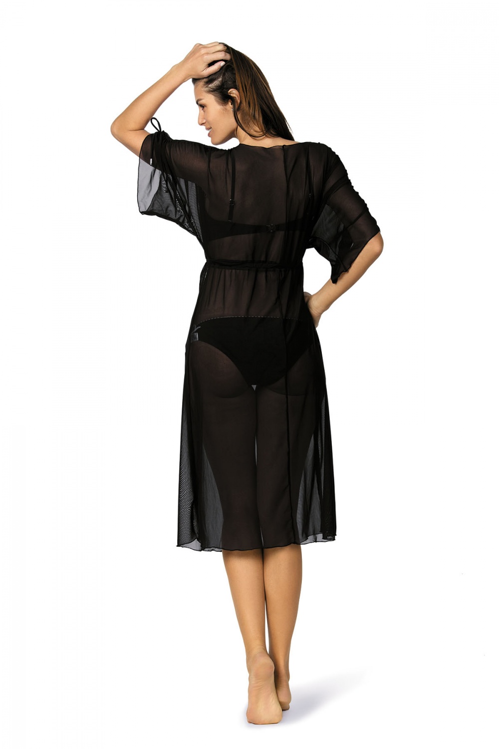 Beach tunic model 79989 Marko black Ladies