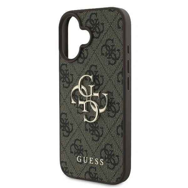 Case Guess GUHCP16L4GMGBR Apple iPhone 16 Pro hardcase 4G Big Logo brown