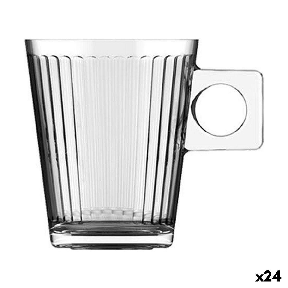 Piece Coffee Cup Set Inde Lima lineal (3 Pieces) (24 Units)
