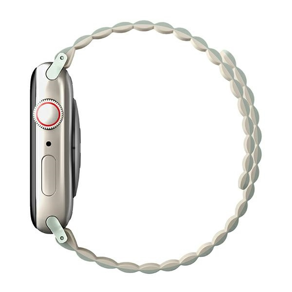 UNIQ Revix strap Apple Watch 4/5/6/7/8/SE/SE2/9/10 40/41/42mm Reversible Magnetic green-beige/sage-beige