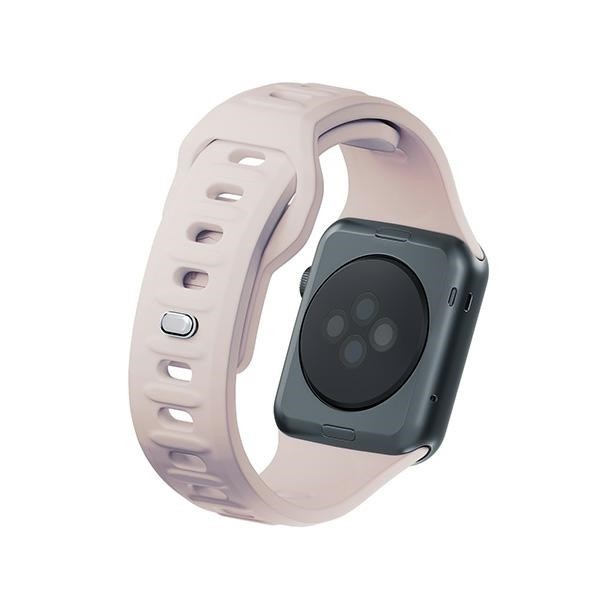 3MK Silicone Watch Strap Apple Watch 4/5/6/7/SE/8/9 40/41mm latte