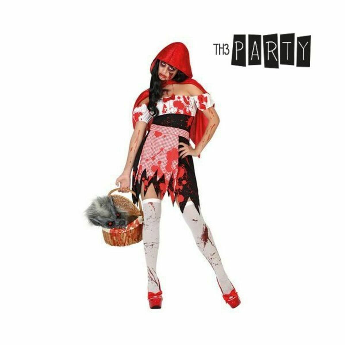 Costume for Adults Th3 Party Little Red Riding Hood Size XL (Refurbished B)