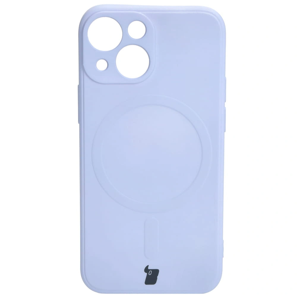 Bizon Case Silicone MagSafe Sq Apple iPhone 13 Mini light purple