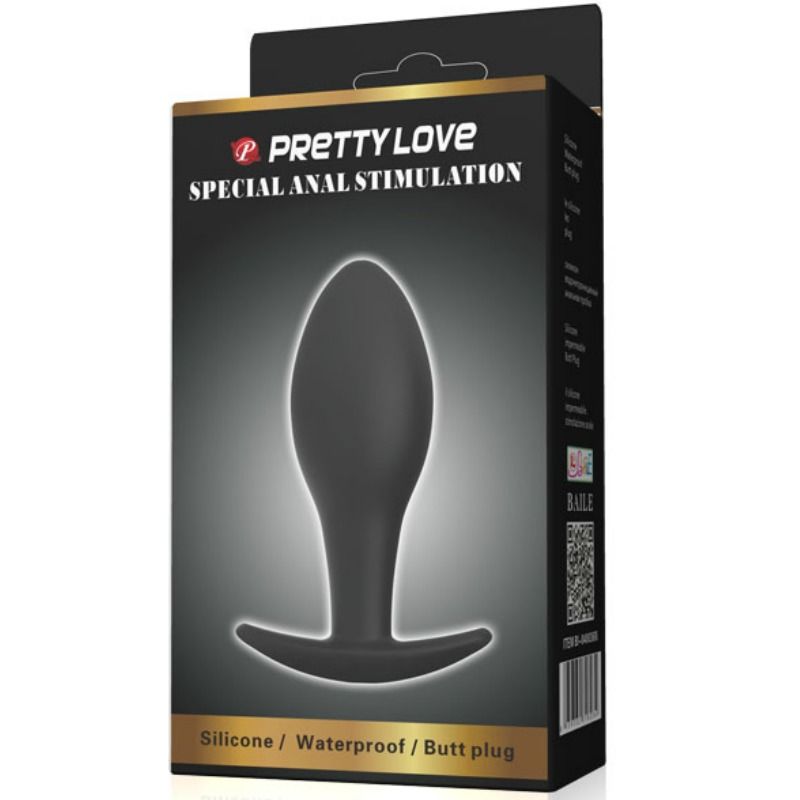 PRETTY LOVE SILICONE ANAL PLUG - ANCHOR DESIGN 8.5 CM