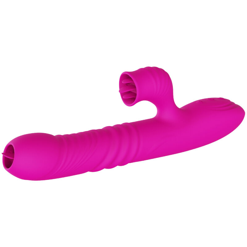 ARMONY - FANNY MULTIFUNCTION DOUBLE TONGUE VIBRATOR FUCHSIA HEAT EFFECT