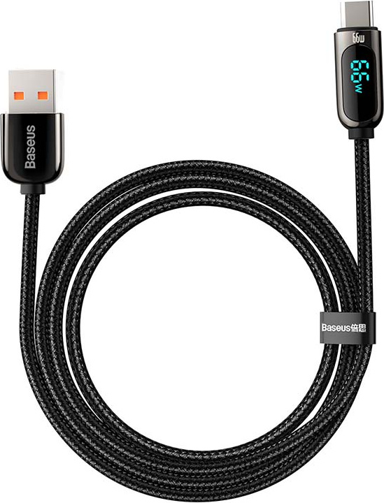 Baseus Display Cable USB to Type-C, 66W, 1m (black)