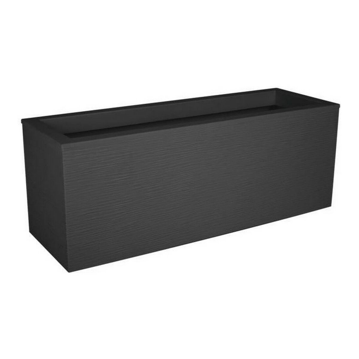 Planter EDA Graphit Up Rectangular Dark grey 59 x 19,5 x 22,8 cm