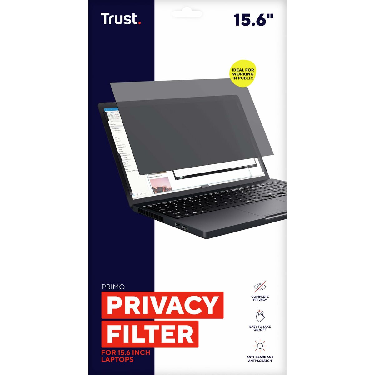 Privacy Filter for Monitor Trust 25195 15,6" Privacy Filter for Monitor Trust 25195 15,6"