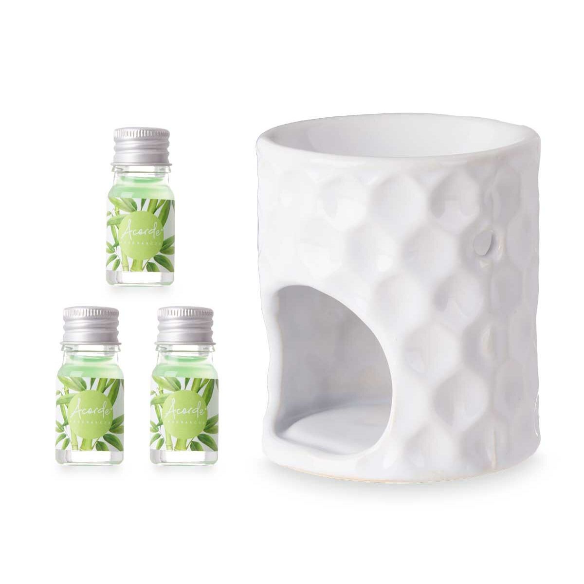 Burner Essential oil Bamboo (12 Units)