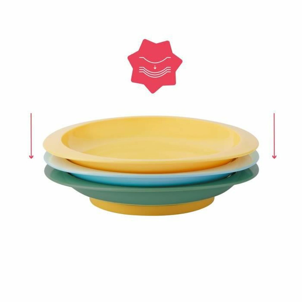 Plate set Badabulle B005214