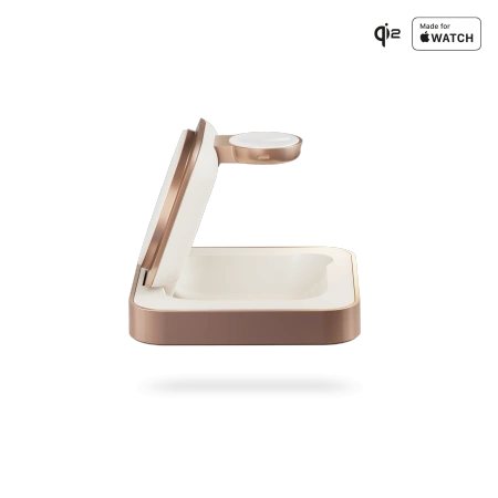 ZENS Nightstand Charger Pro 2 Qi2 15W MagSafe wireless charger (copper)