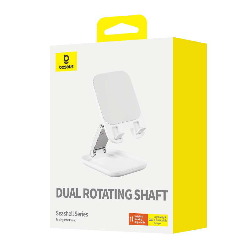Baseus Seashell folding phone/tablet stand (white)