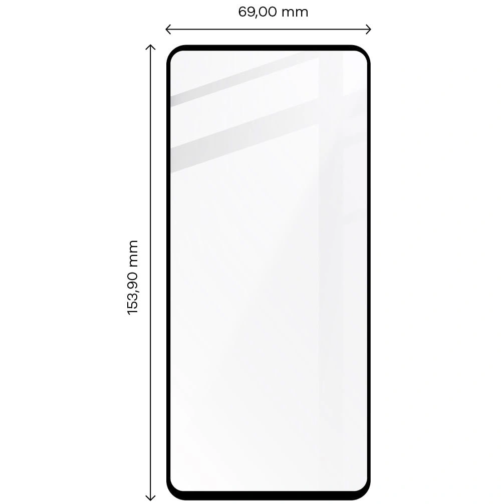 Bizon Glass Edge Redmi Note 11 / 11s black