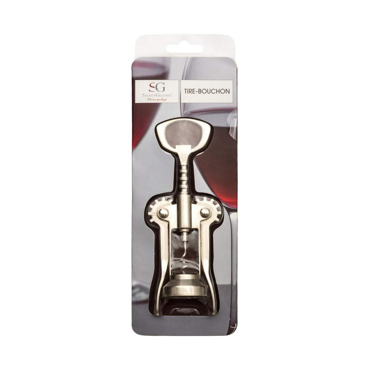 Corkscrew Secret de Gourmet Charles de Gaule Stainless steel