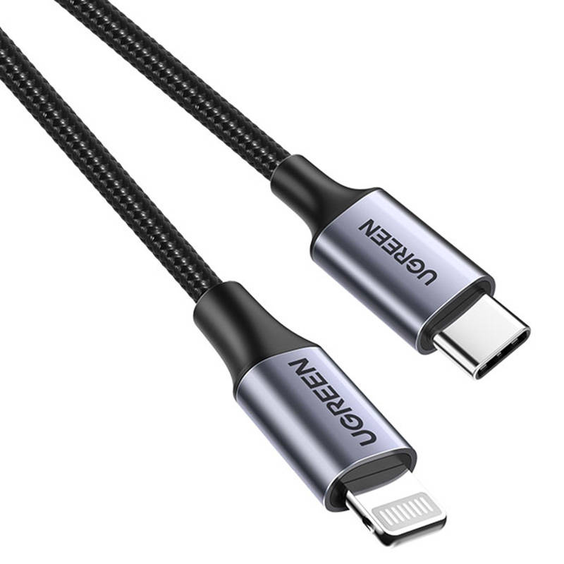UGREEN US304 USB-C/Lightning Cable PD 3A, 1.5m