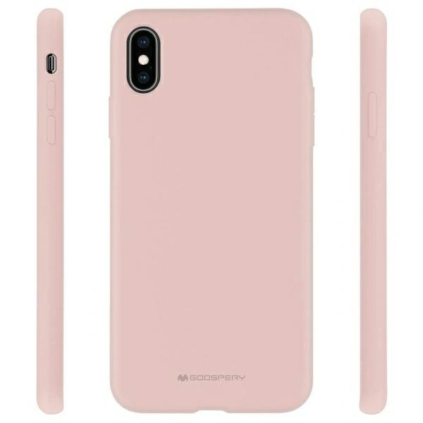Etui Mercury Silicone do Samsung Galaxy A34 5G różowo-piaskowy