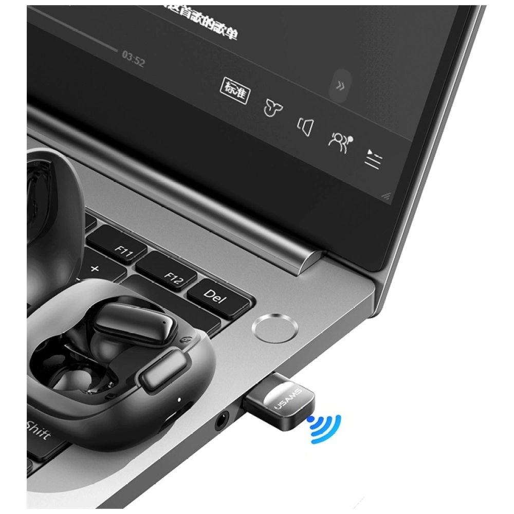 Adapter USB-A Bluetooth 5.1 USAMS ZB321 czarny