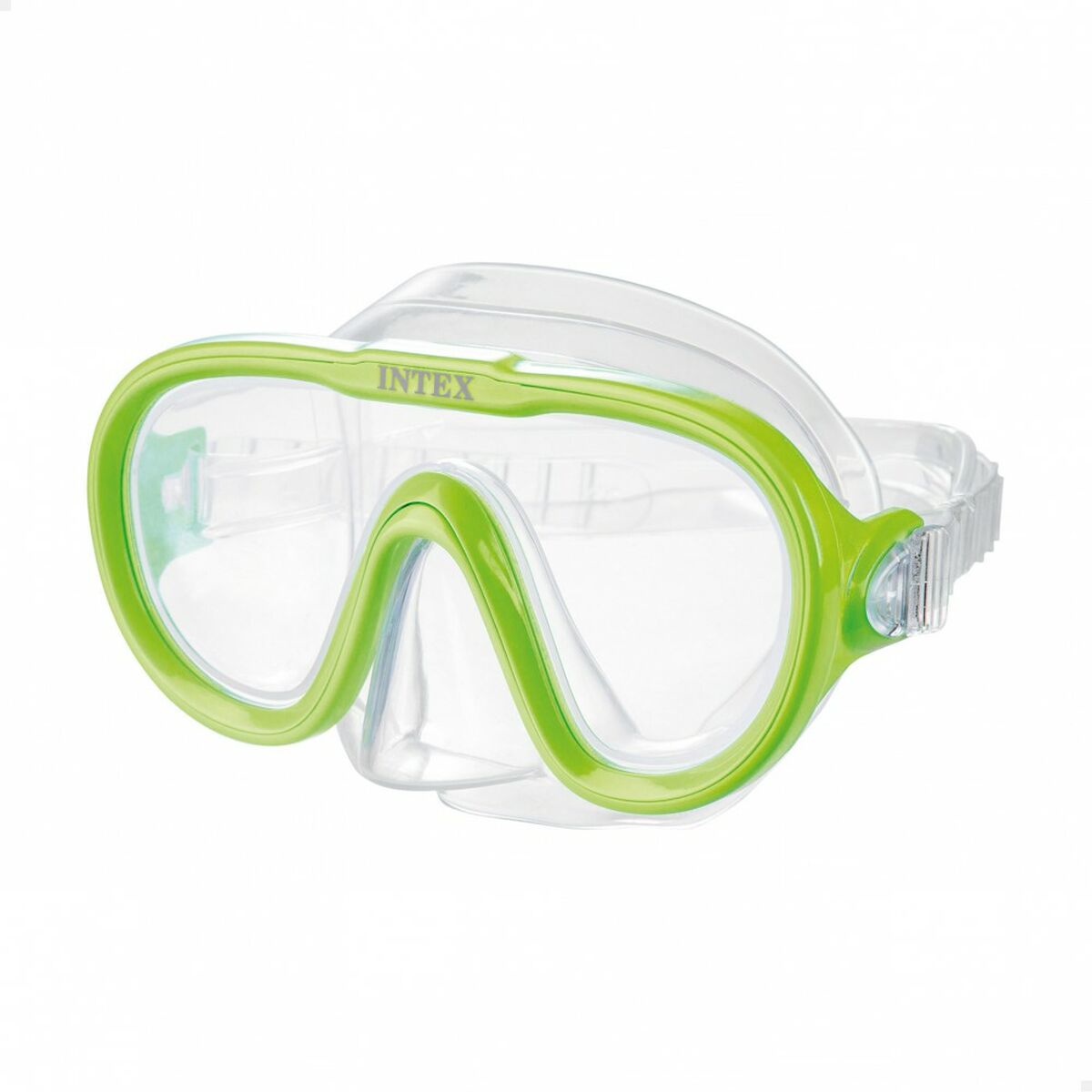 Snorkel Goggles and Tube Intex Adventurer Green (6 Units)