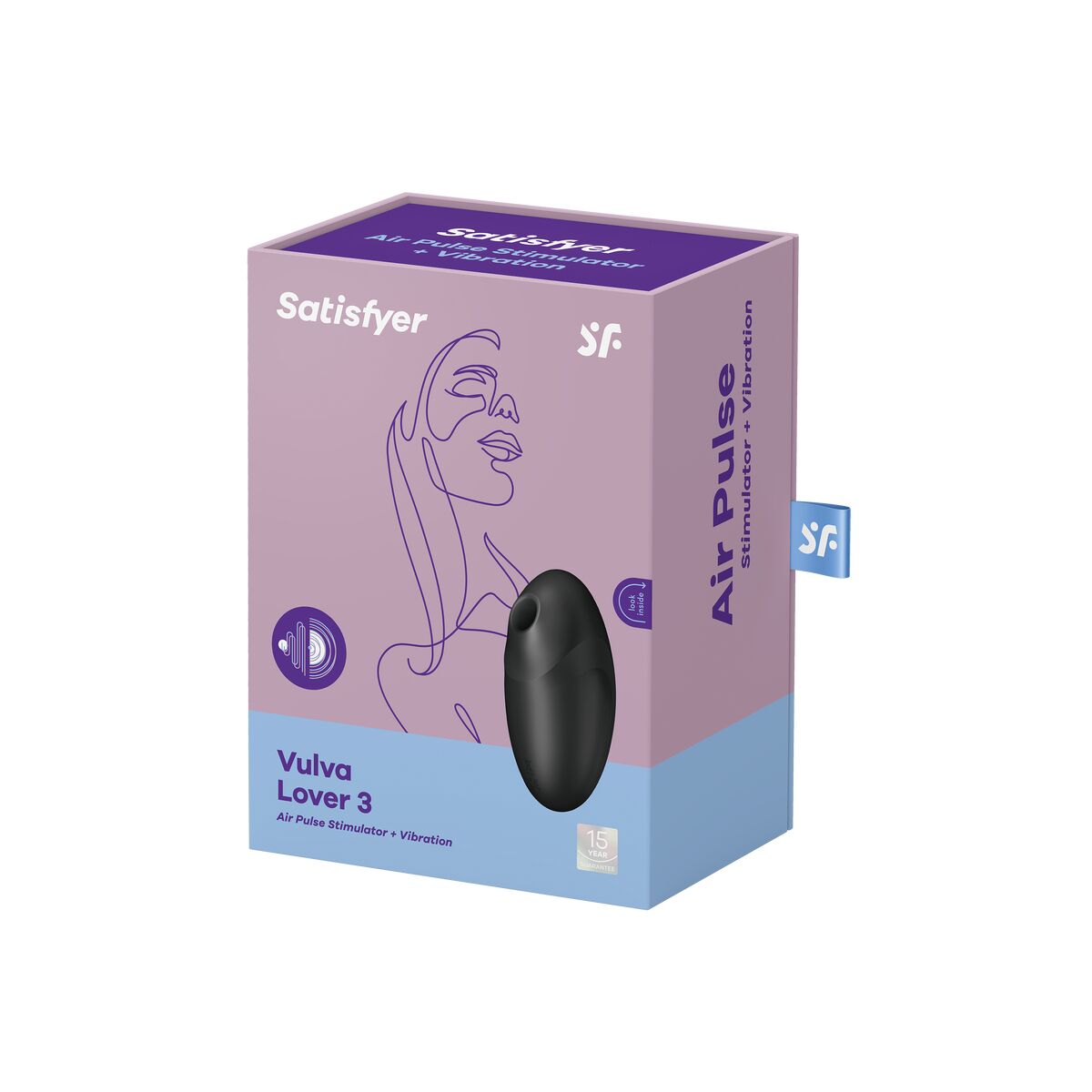 Clitoris Suction Stimulator Satisfyer Lover 3 Black