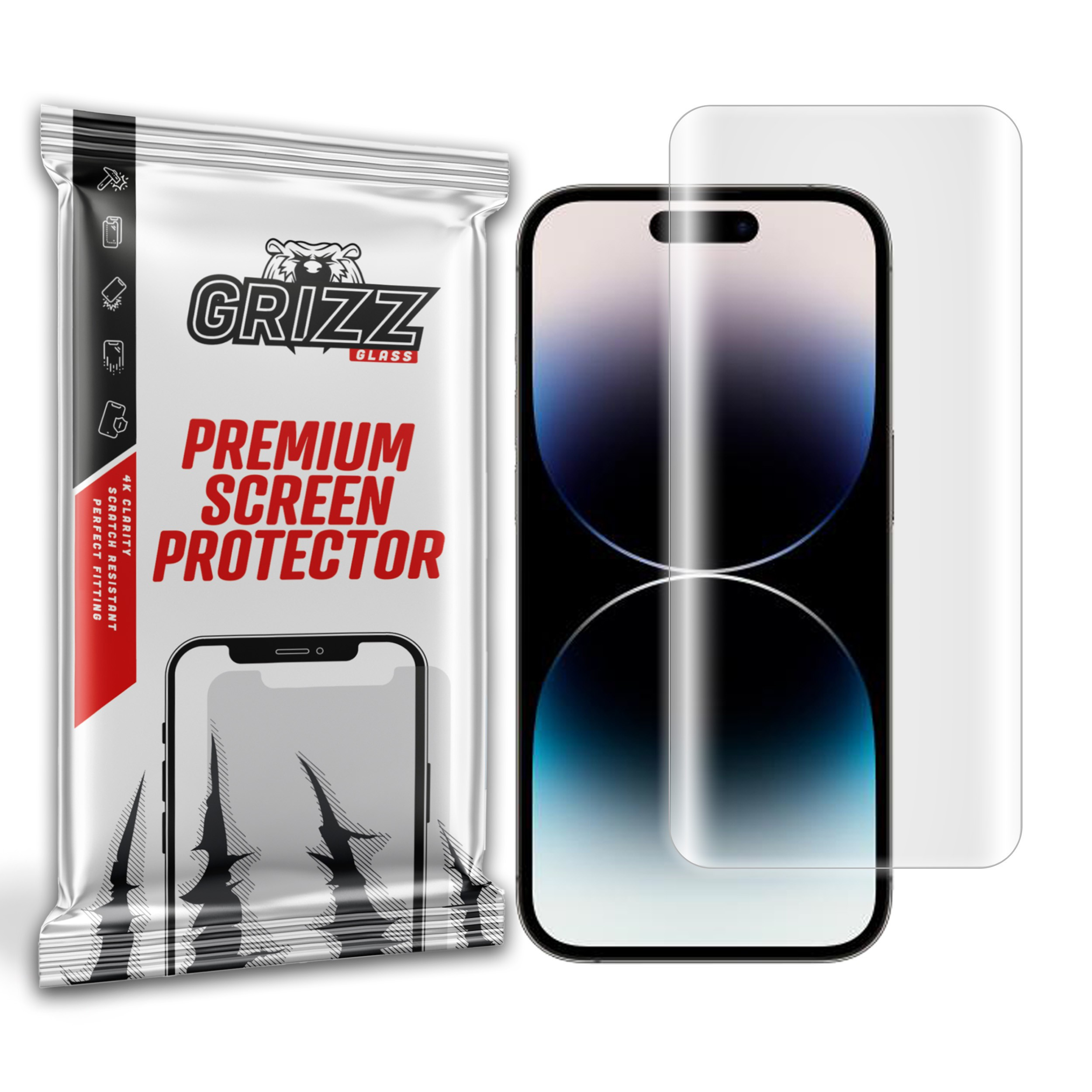 GrizzGlass Hydrofilm Apple iPhone 15 Pro