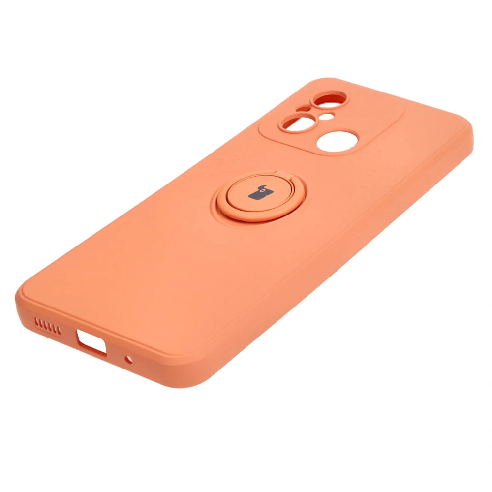Bizon Case Silicone Ring Sq Xiaomi Redmi 12C orange