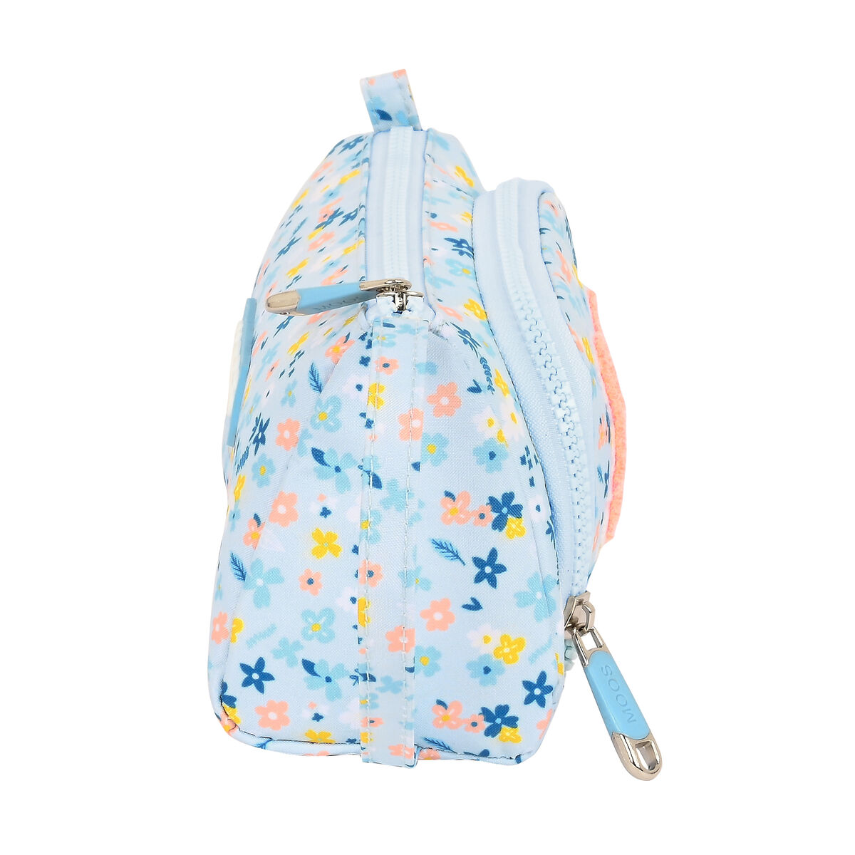School Case with Accessories Moos Lovely Light Blue (32 Pieces)
