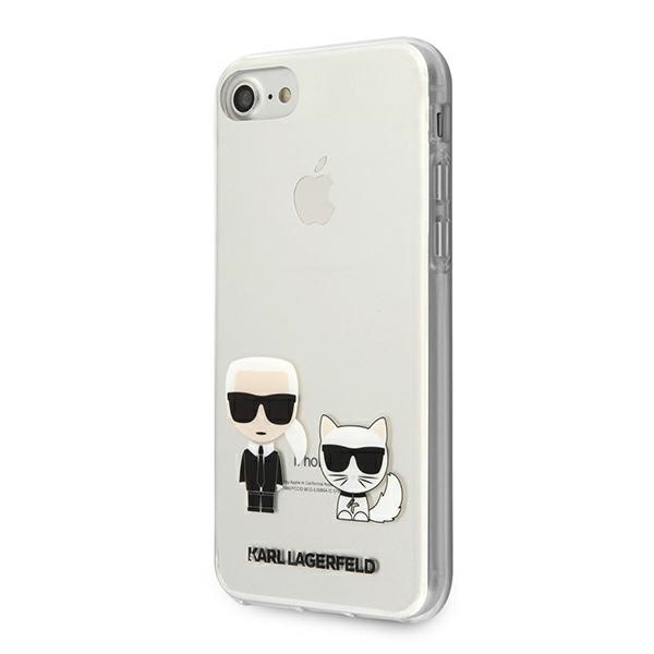 Karl Lagerfeld KLHCI8CKTR Apple iPhone SE 2022/SE 2020/8/7 hardcase Transparent Karl & Choupette
