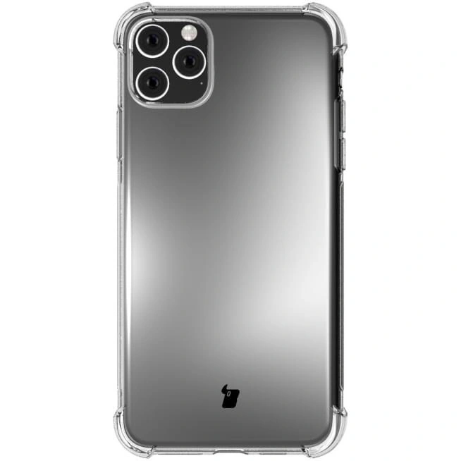 Bizon Case Clear Pack case + 2x screen glass + lens glass Apple iPhone 11 Pro clear
