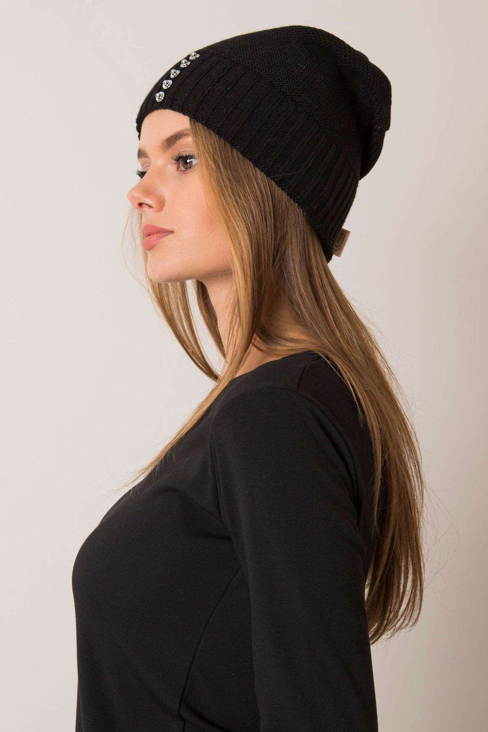  Czapka Damska Model JK-CZ-13.65 Black - Rue Paris  black