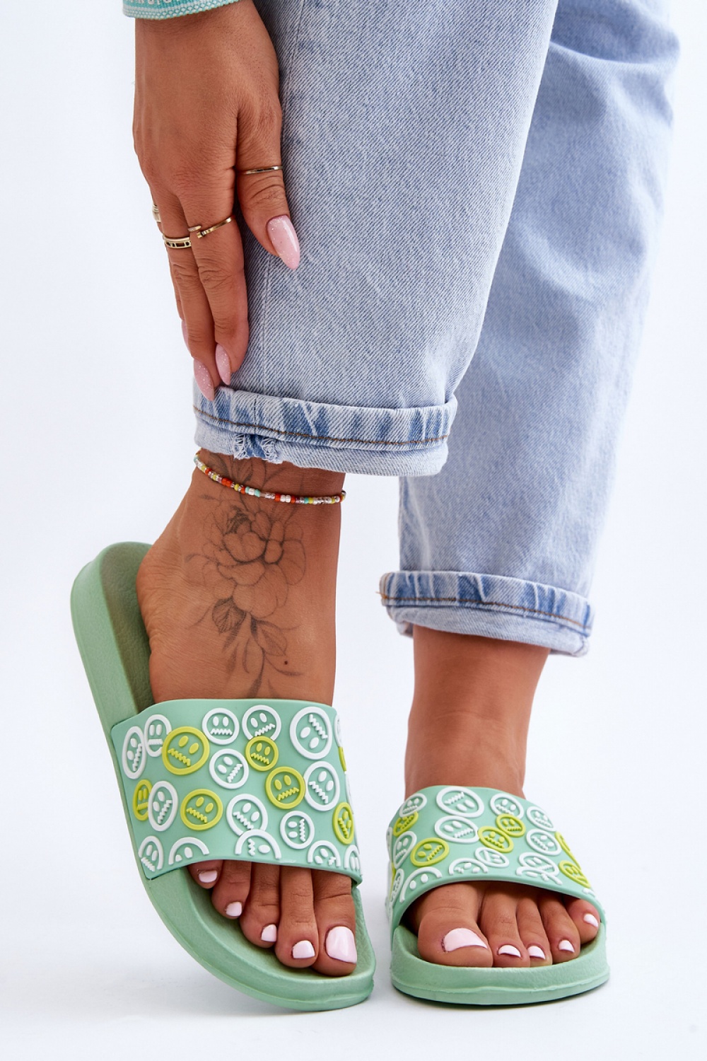  Flip-flops model 181393 Step in style  green
