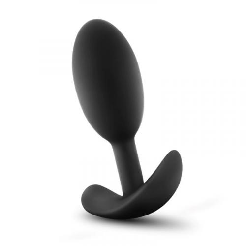 Anal Adventures Platinum - Silicone Vibra Slim Plug -Medium