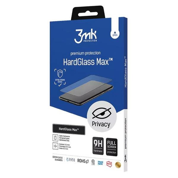 3MK HardGlass Max Privacy Apple iPhone 15 Pro black