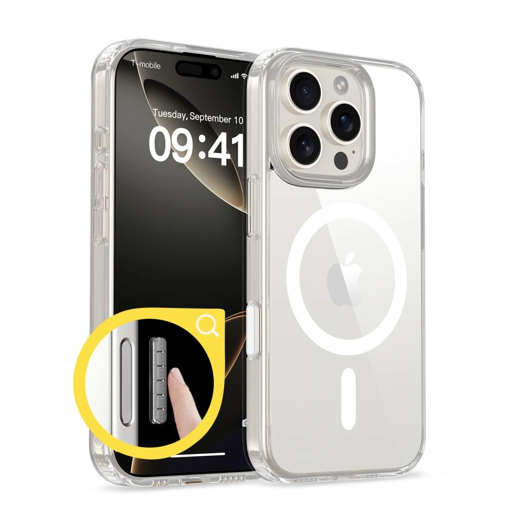 Tech-Protect Flexair Hybrid CC MagSafe Apple iPhone 16 Pro Clear