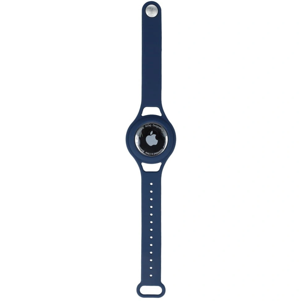 Bizon Case Locator Child Apple AirTag blue