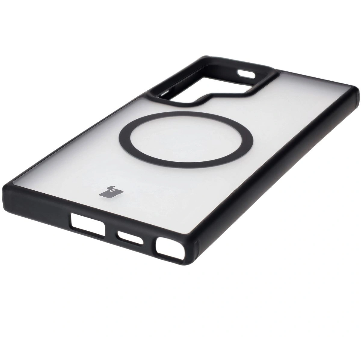 Bizon Case MatteO Samsung Galaxy S24 Ultra transparent with black frame