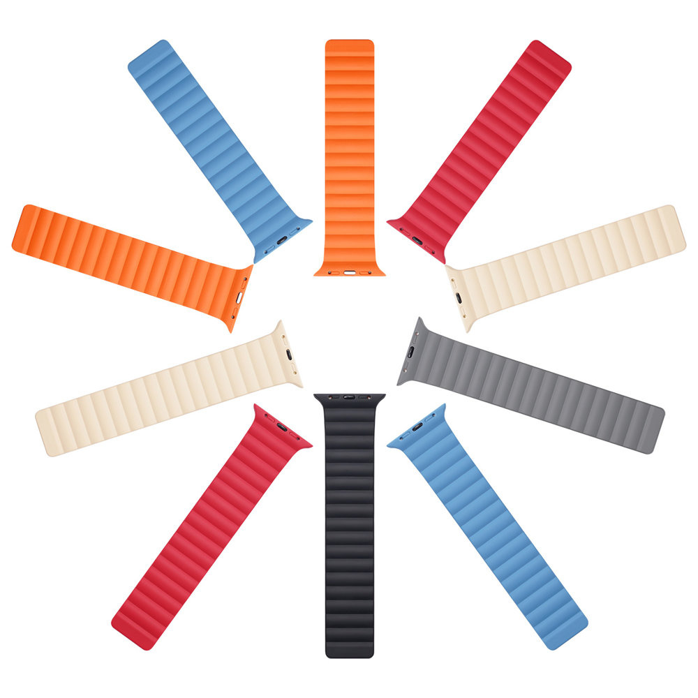 Dux Ducis Magnetic Strap Apple Watch 4/5/6/7/8/SE 40/41mm blue (Chain Version)