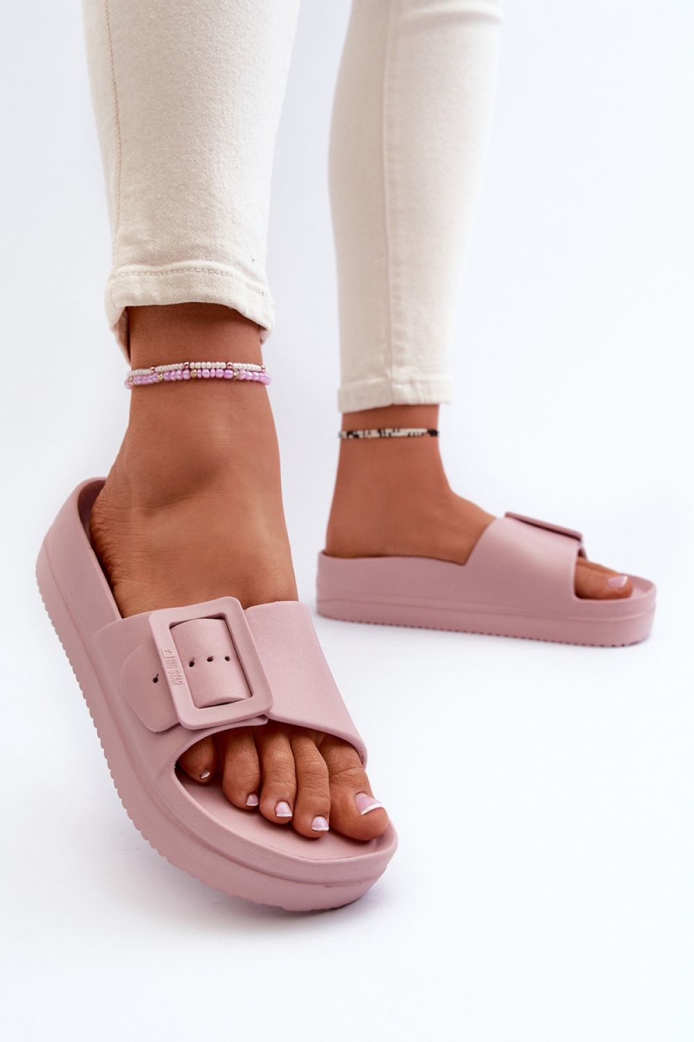  Flip-flops model 194985 Step in style  pink