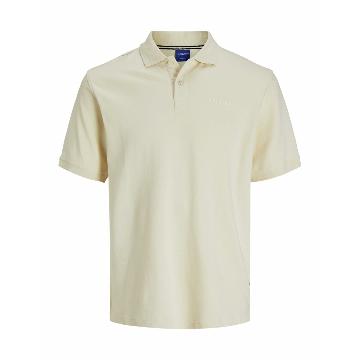 Men’s Short Sleeve Polo Shirt Jack & Jones JORFREDERIKSBERG Beige