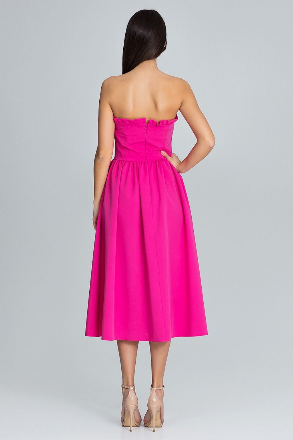 Abendkleid model 116341 Figl rosa Damen