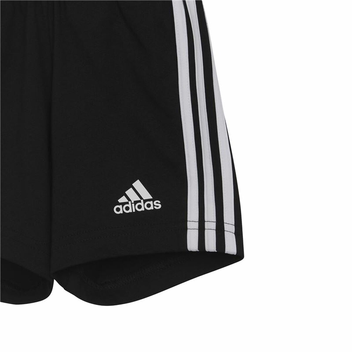 Sports Outfit for Baby Adidas Three Stripes Black White