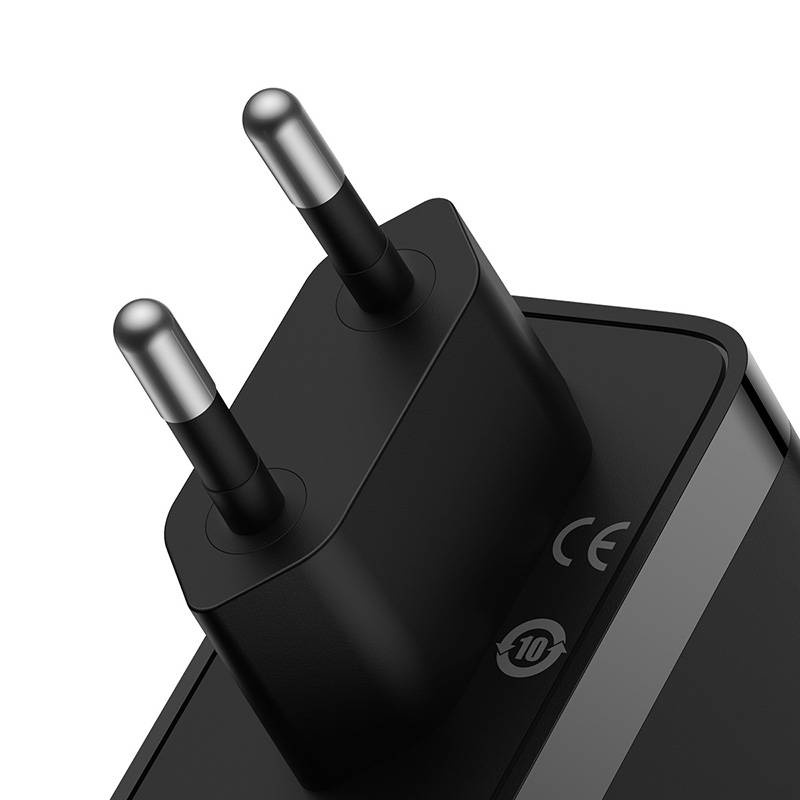 Baseus Wall Charger GaN5 Pro 2xUSB-C + USB, 140W (black)
