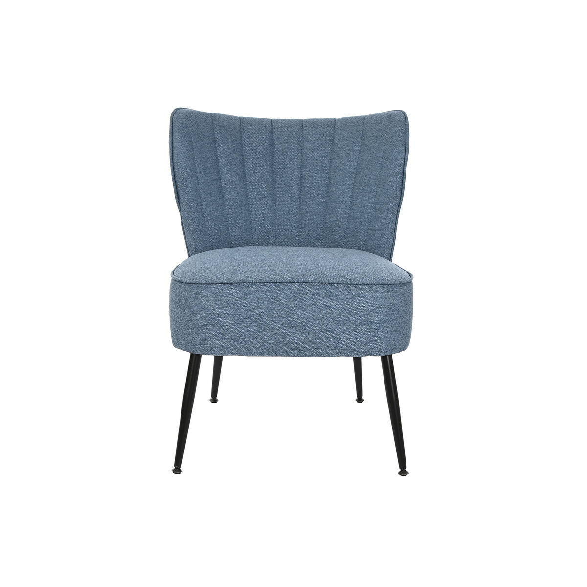 Armchair DKD Home Decor Blue Metal 55 x 64 x 72,5 cm