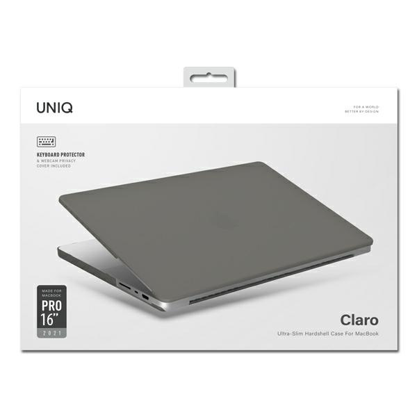 UNIQ Claro Apple MacBook Pro 16 2021-2023 smoke matt grey