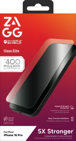 ZAGG InvisibleShield Glass Elite Apple iPhone 16 Pro