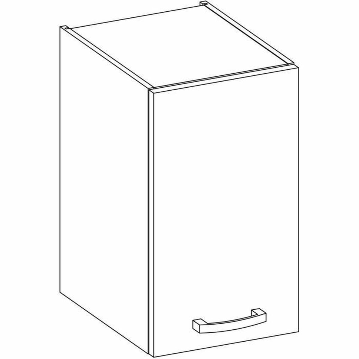 Cupboard 40 x 31,6 x 72 cm Grey