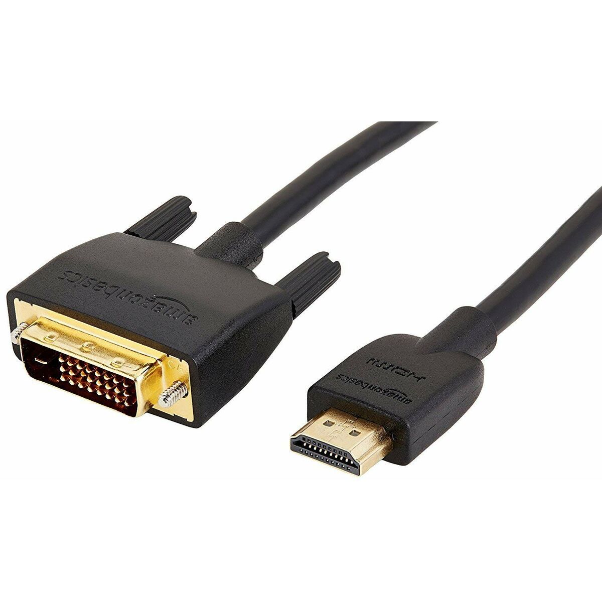 HDMI-zu-DVI-Adapter Amazon Basics 4,6m Schwarz (Restauriert A)