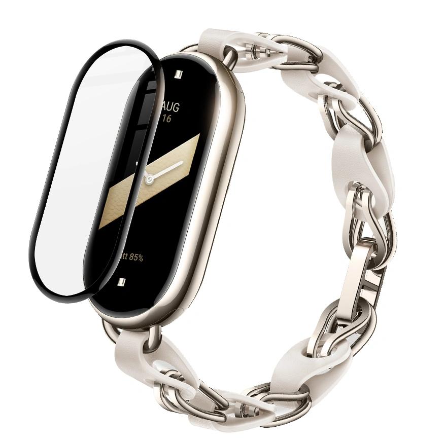 Bizon Glass Watch Edge Hybrid Mi Smart Band 8 black