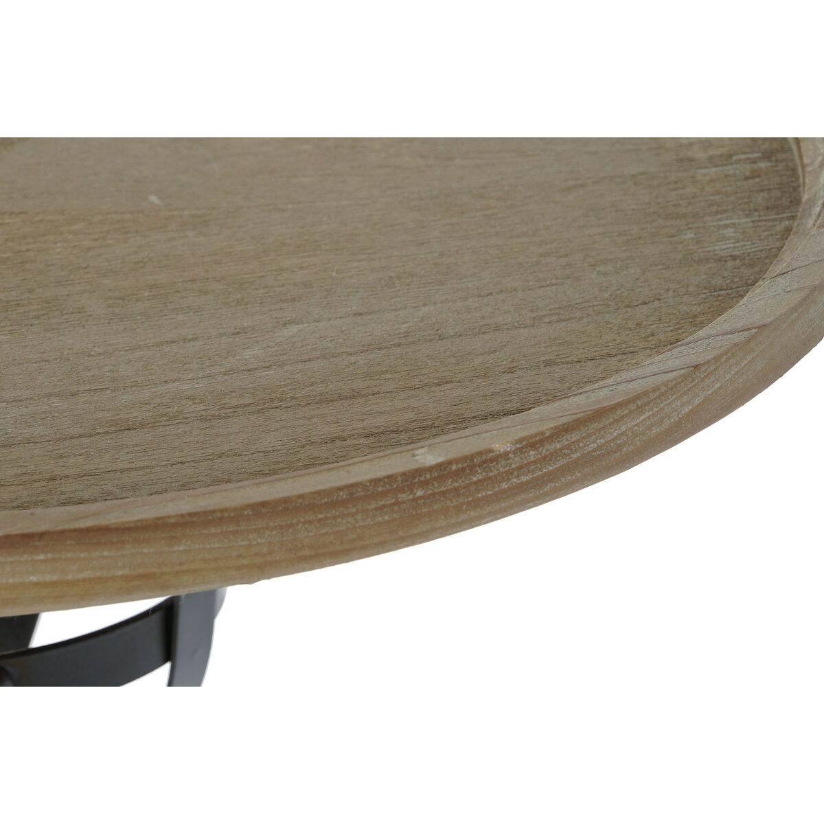 Stolik DKD Home Decor Jodła Czarny Metal 60 x 60 x 63,5 cm