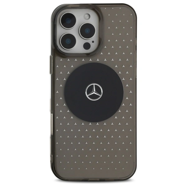 Mercedes MEHMP16L23HCPK Apple iPhone 16 Pro hardcase MB Case Star Pattern MagSafe black